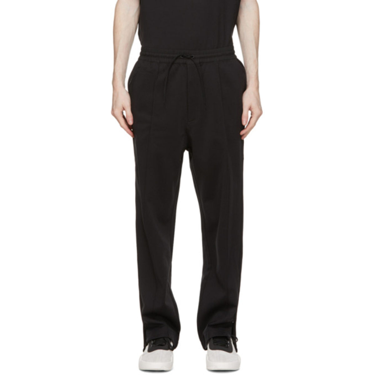 Y-3 Y-3 Black Classic Straight Leg Track Pants