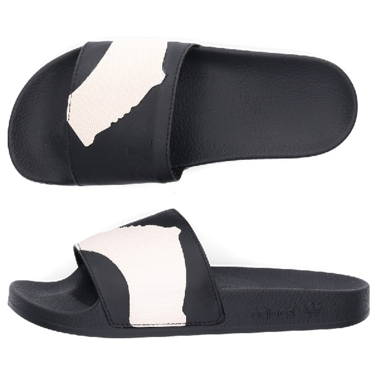 Y-3 Beach Sandals Adilette Aop In White | WHATâS ON THE STAR?
