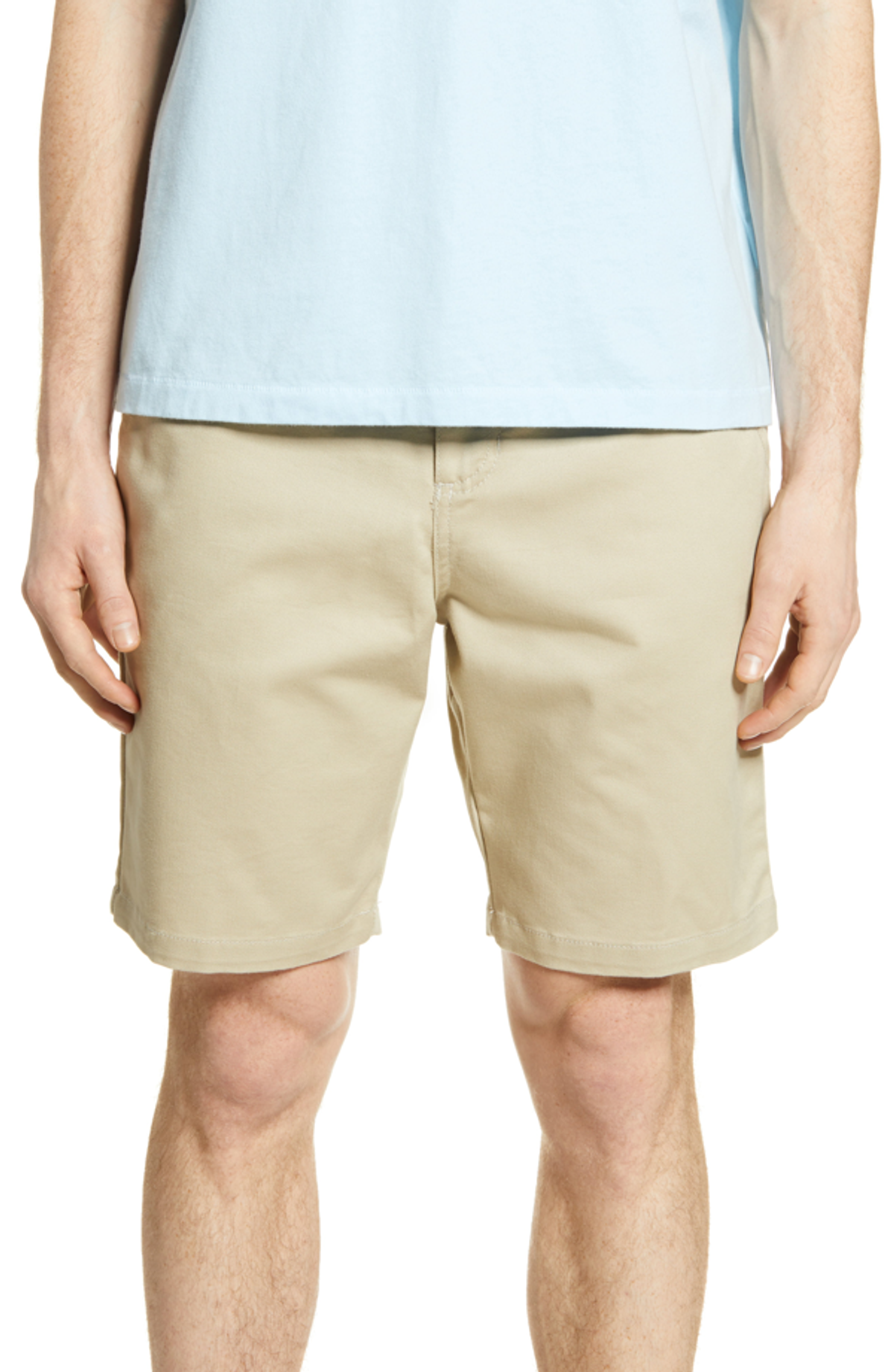 Vans Authentic Stretch Twill Shorts In Eucalyptus