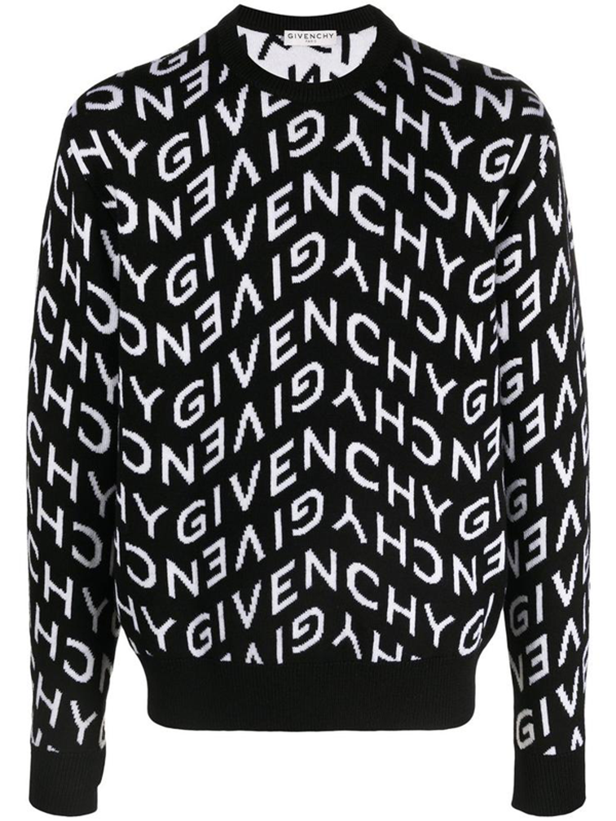 Givenchy Refracted Intarsia-Knit Jumper