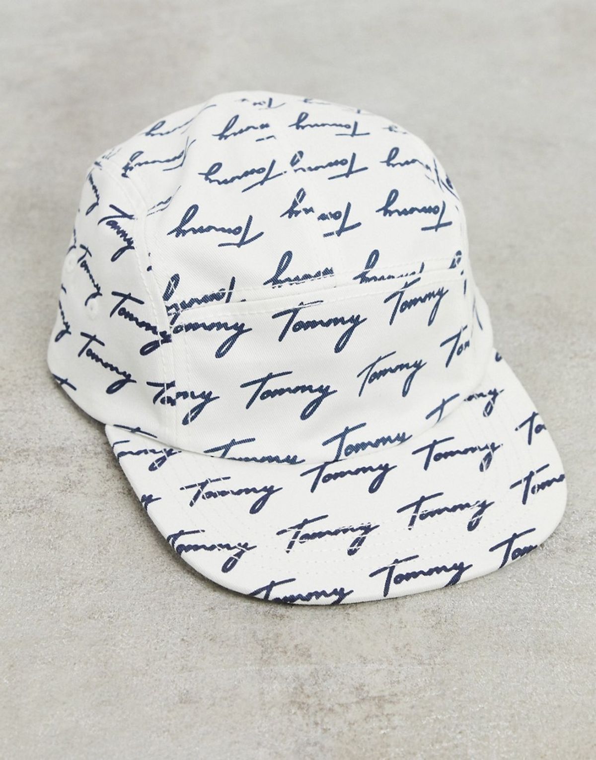 Tommy Hilfiger Yorker Skater Baseball Cap In White