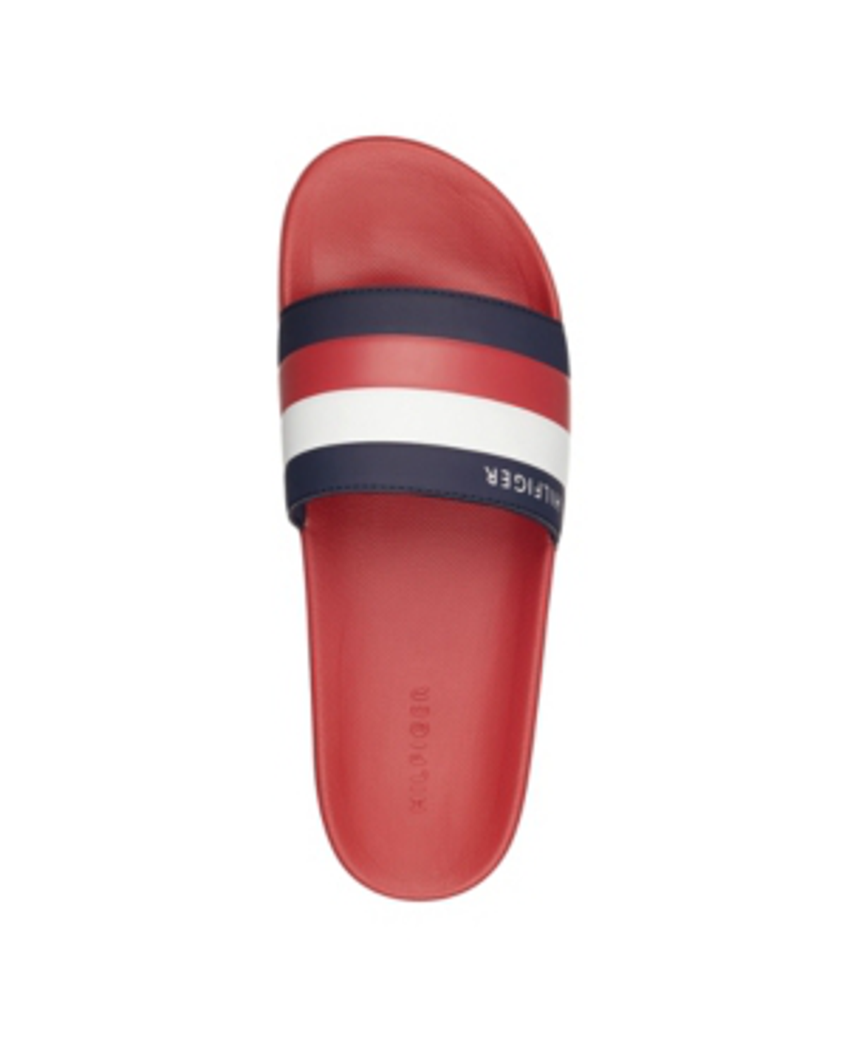Tommy Hilfiger Mens Rozi Pool Slide Men's Shoes In Red WHAT’S ON THE