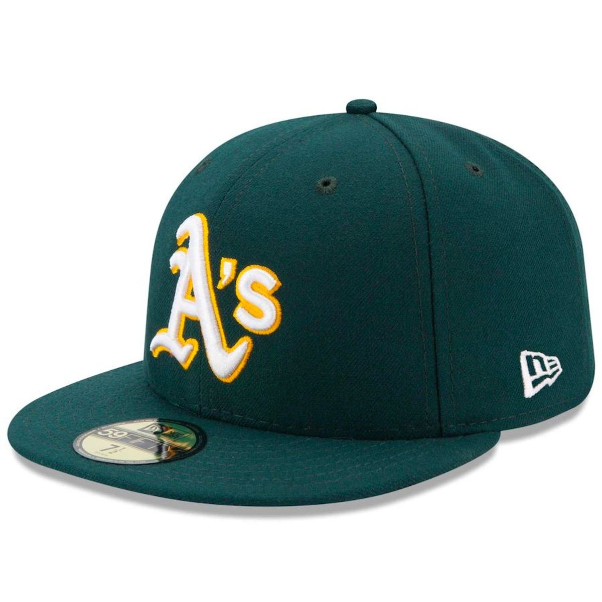New Era Oakland Athletics Road Authentic Collection On Field 59FIFTY Performance Fitted Cap