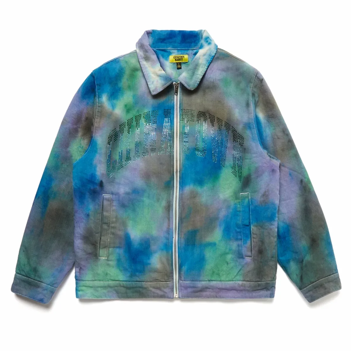 CTM Bandana In Cotone Dark Storm Tie-Dye – Foulard 54x54cm – Accessorio Capelli Unisex E Fazzoletto