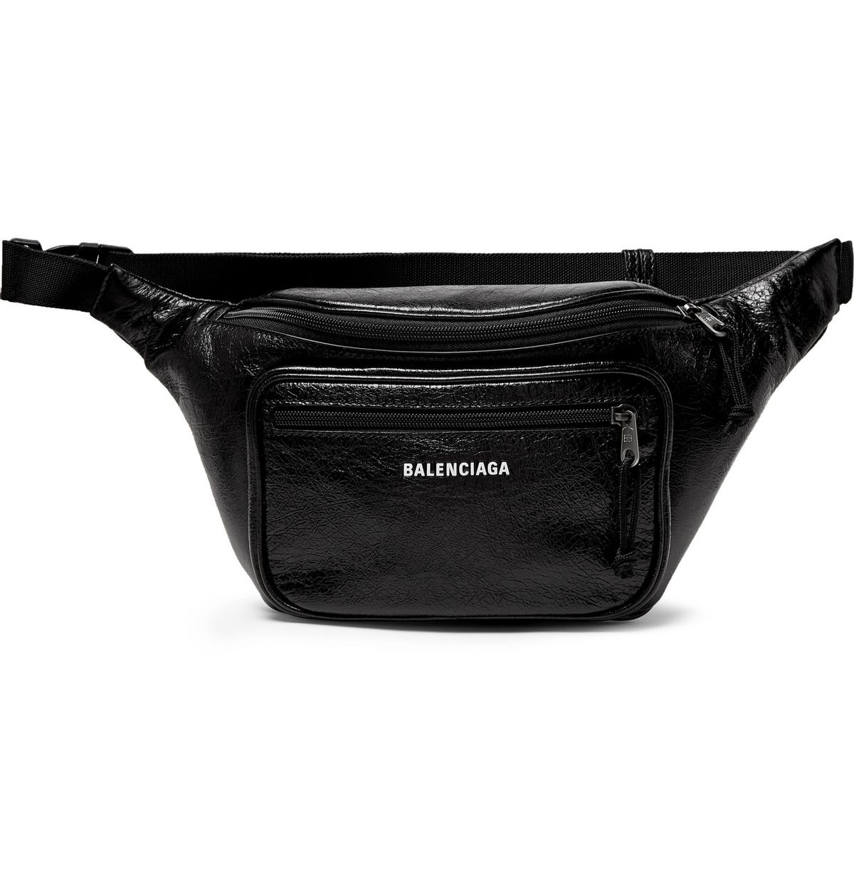 Balenciaga Arena Creased Black Belt Bag