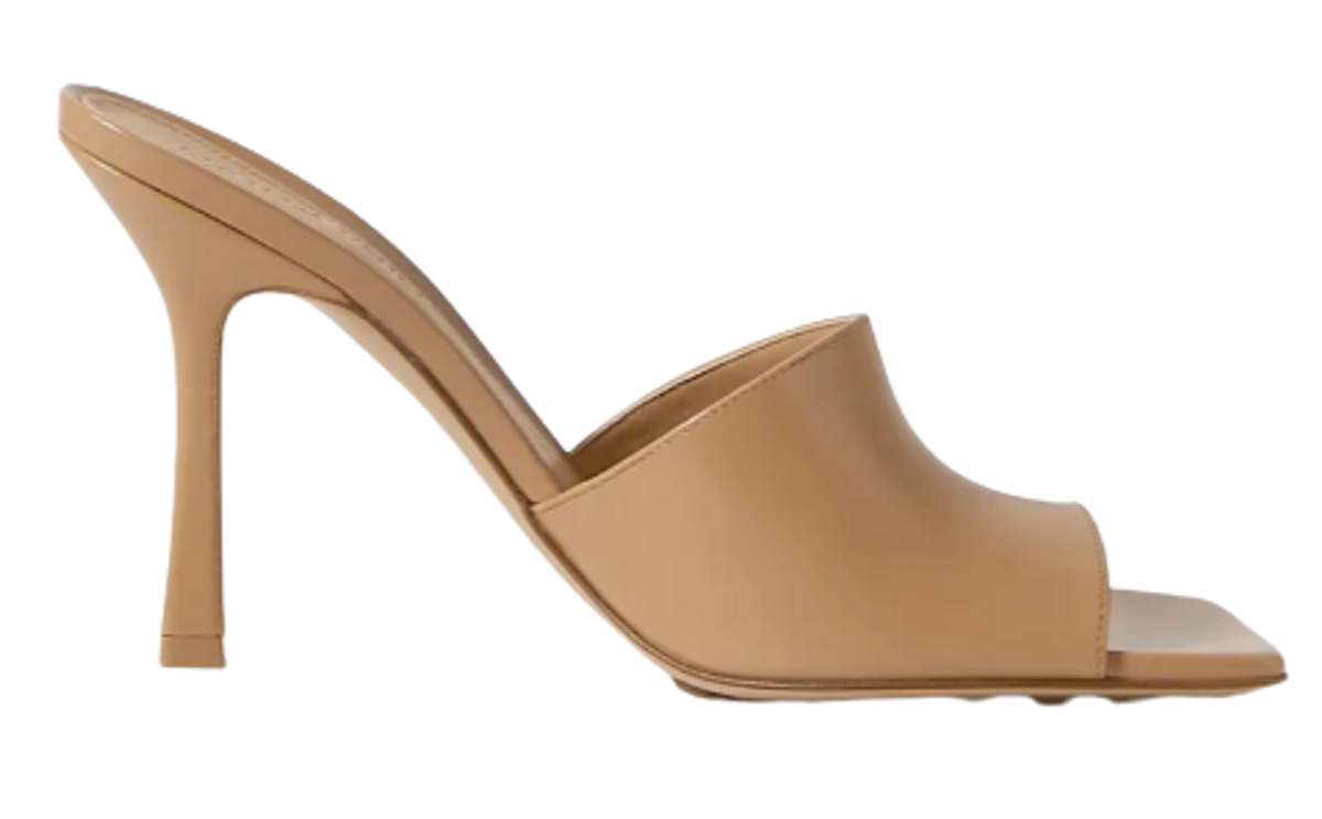 Bottega Veneta Sand Leather Mules
