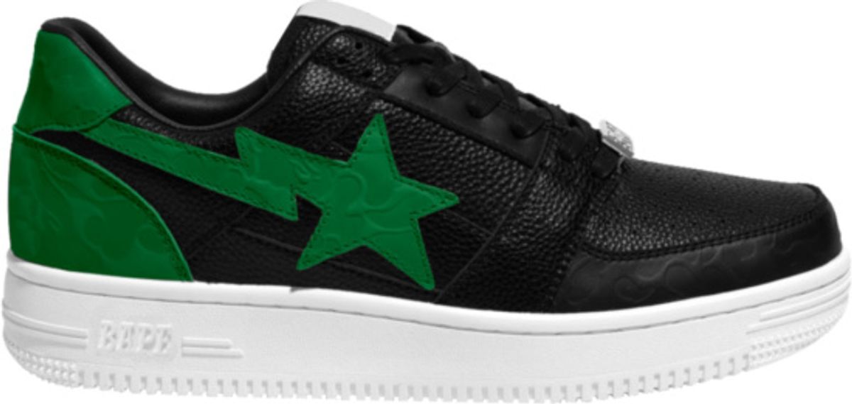 Bape × Gunna Merch Slatt Green Black Sneakers