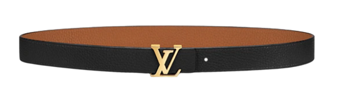 Louis Vuitton Initiales Black Reversible Belt