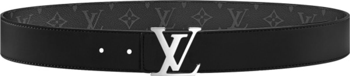 Louis Vuitton Initiales Black Monogram Belt