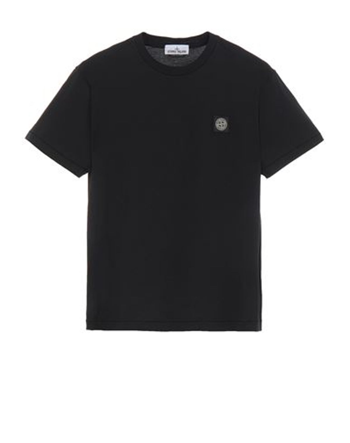 Stone Island Black Cotton T-Shirt