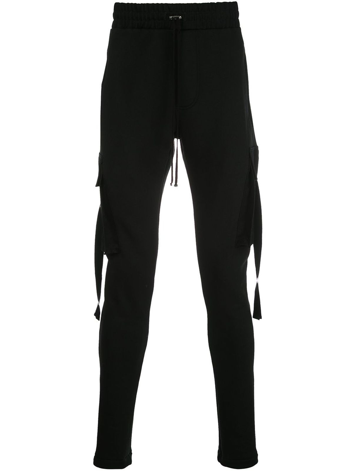 Amiri Cargo Pocket Slim Fit Black Track Pants