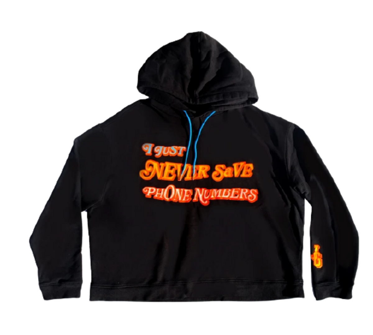 John Geiger Numbers Black Hoodie