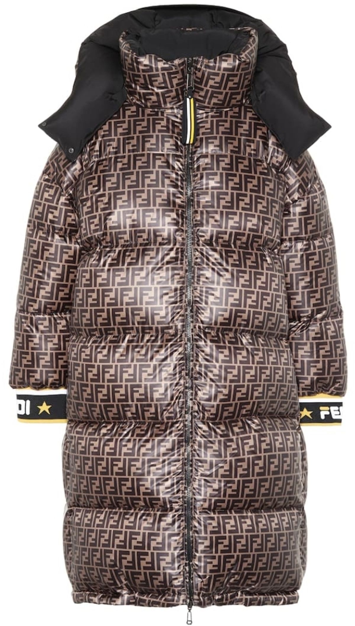 Fendi Reversible Down Multicolored Coat