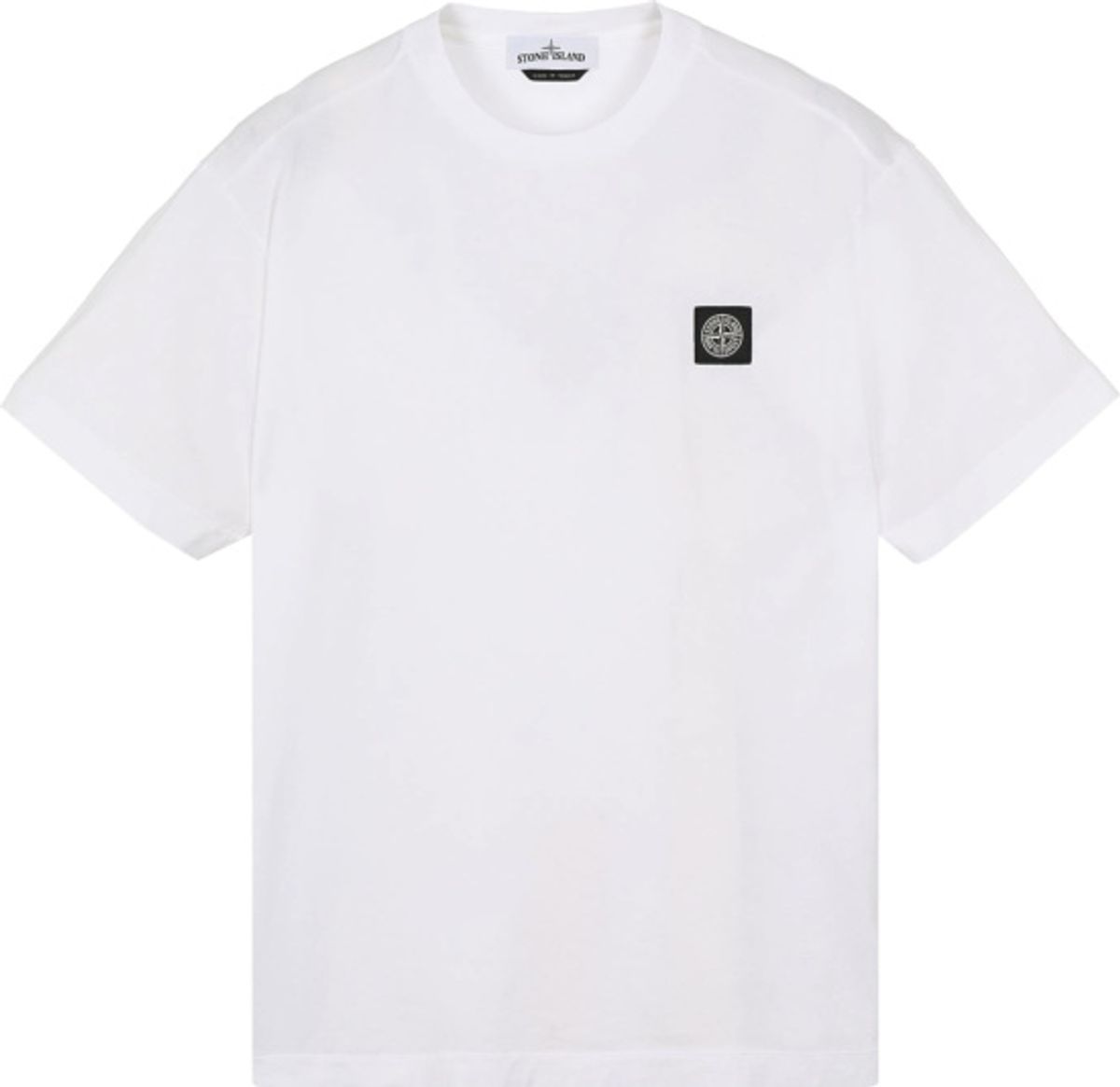 Stone Island Logo Patch White T-Shirt
