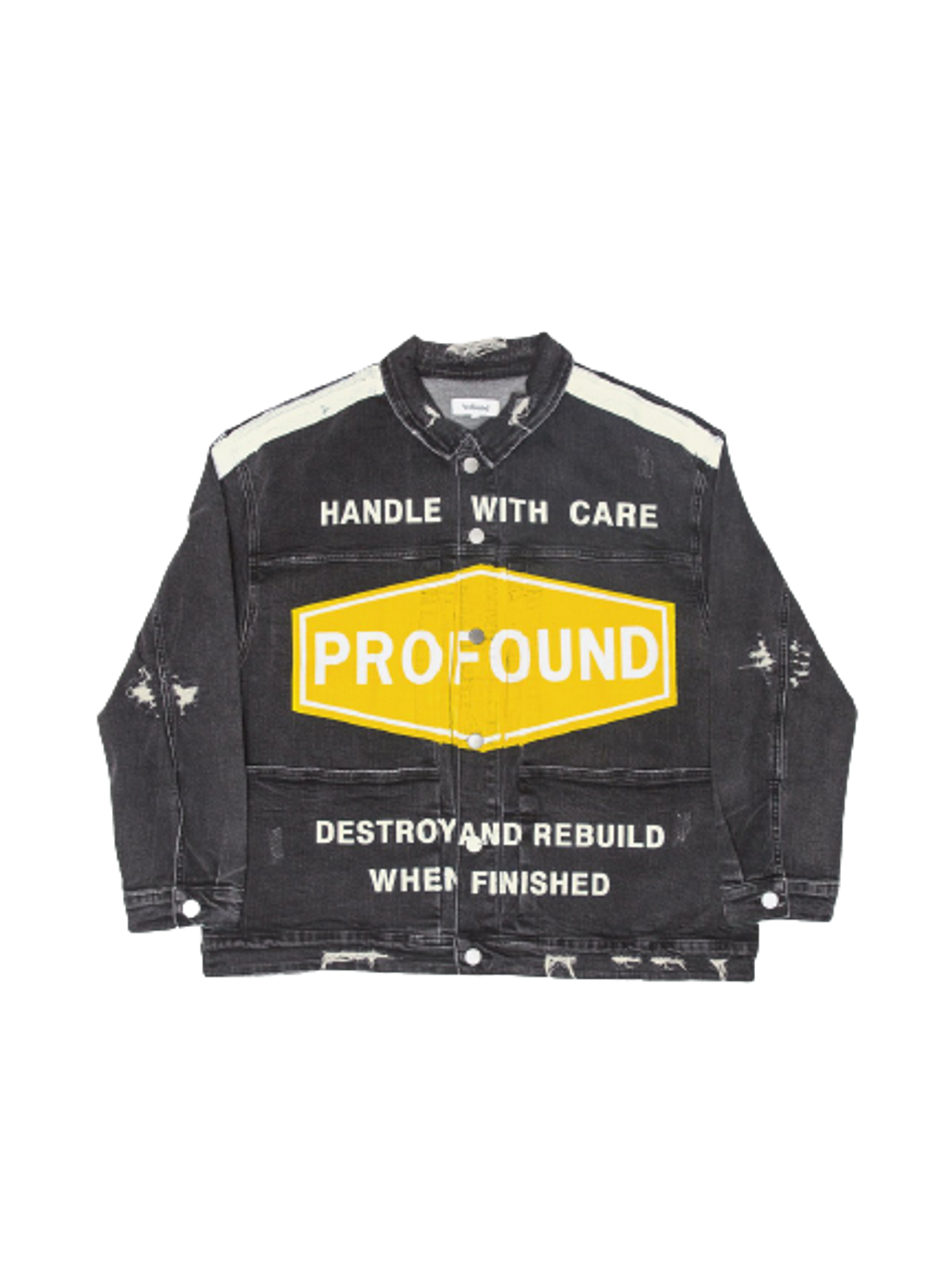 Profound Destroy & Rebuild Denim Trucker Jacket