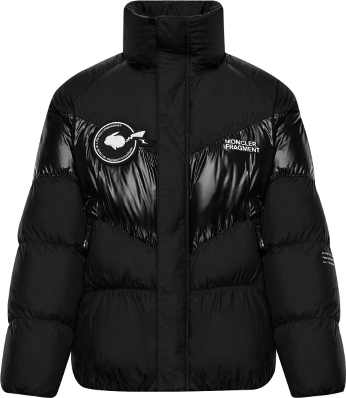 Moncler × Fragment Pokémon Blain Logo-appliquéd Printed Nylon Down Jacket
