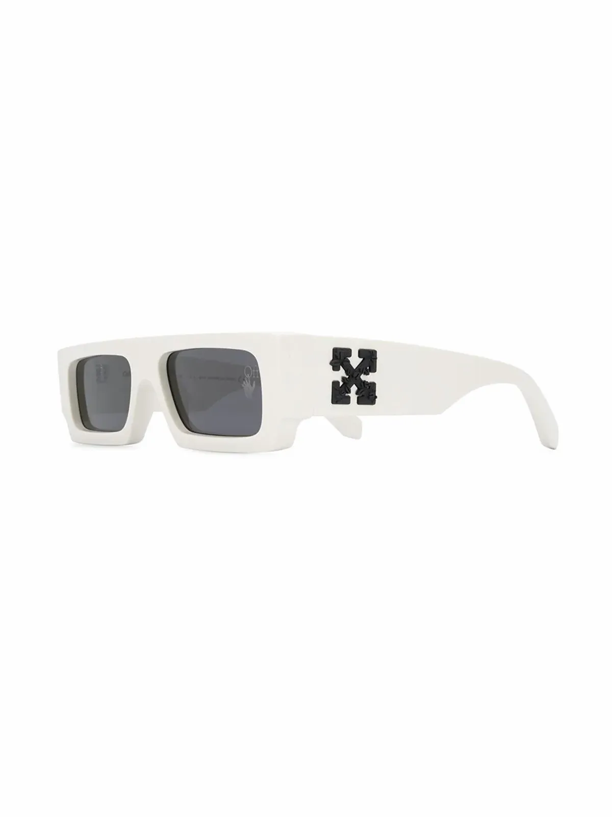 Off-White Arrow Logo White Sunglasses