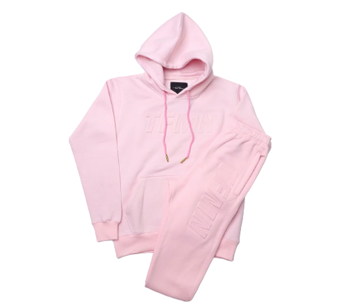 True Freshman TFMN Pink Sweatsuit