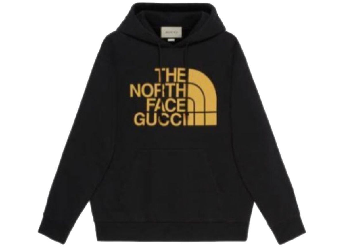 Gucci × The North Face Web Print Black Hoodie