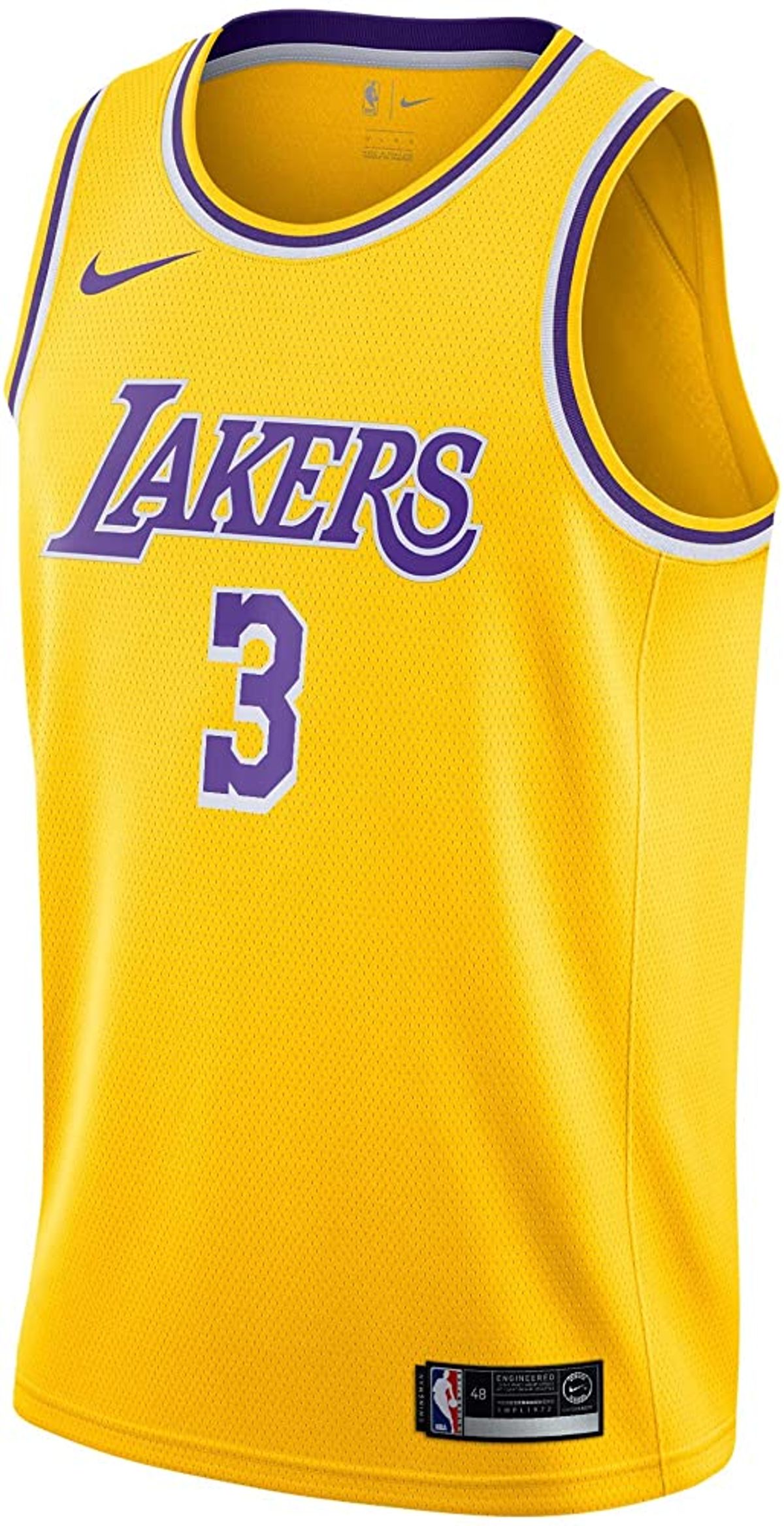 Nike × Los Angeles Lakers Yellow Jersey T-Shirt