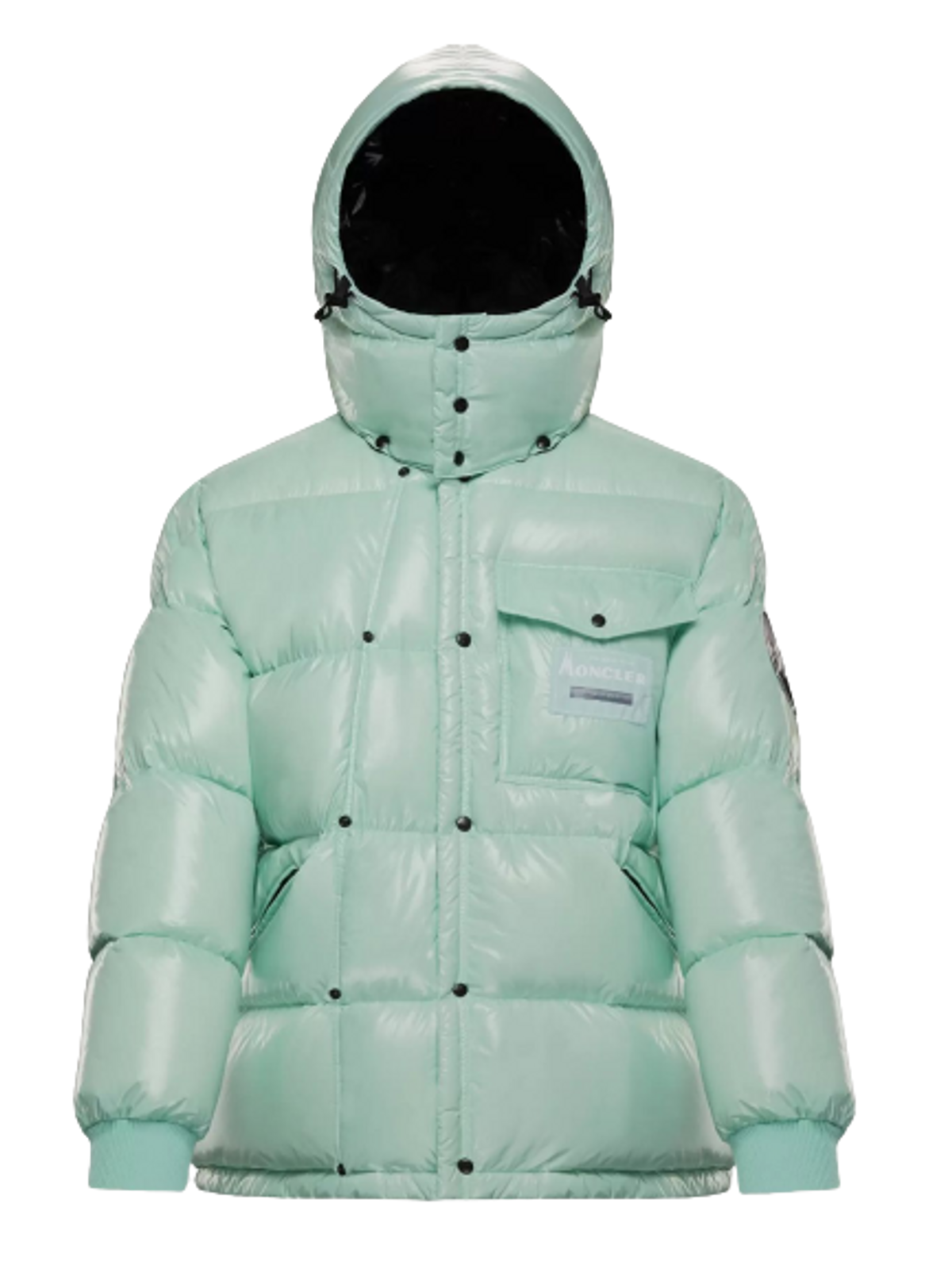 Moncler × Fragment Design Logo Nylon Hooded Down Jacket
