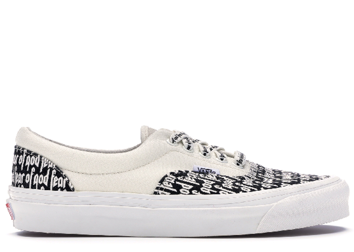 Fear of God × Vans Era 95 Dx White Black Sneakers
