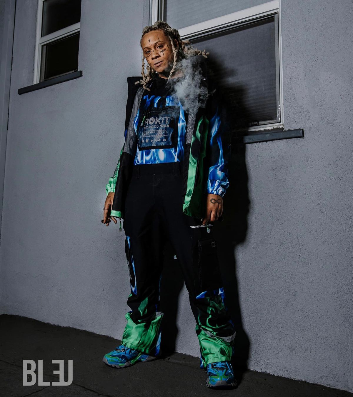 trippie redd all white nikes