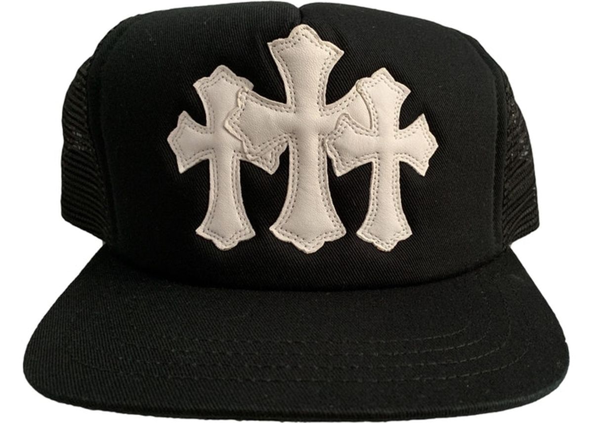 Chrome Hearts Cemetery Black Trucker Cap