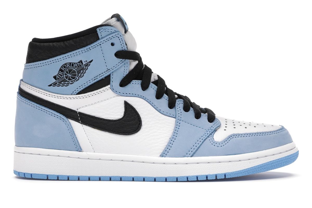 Nike Air Jordan 1 Retro High White University Blue Black Sneakers