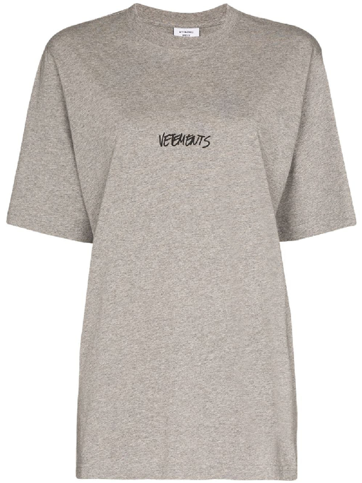 Vetements Handwritten Logo Print Oversized T-shirt