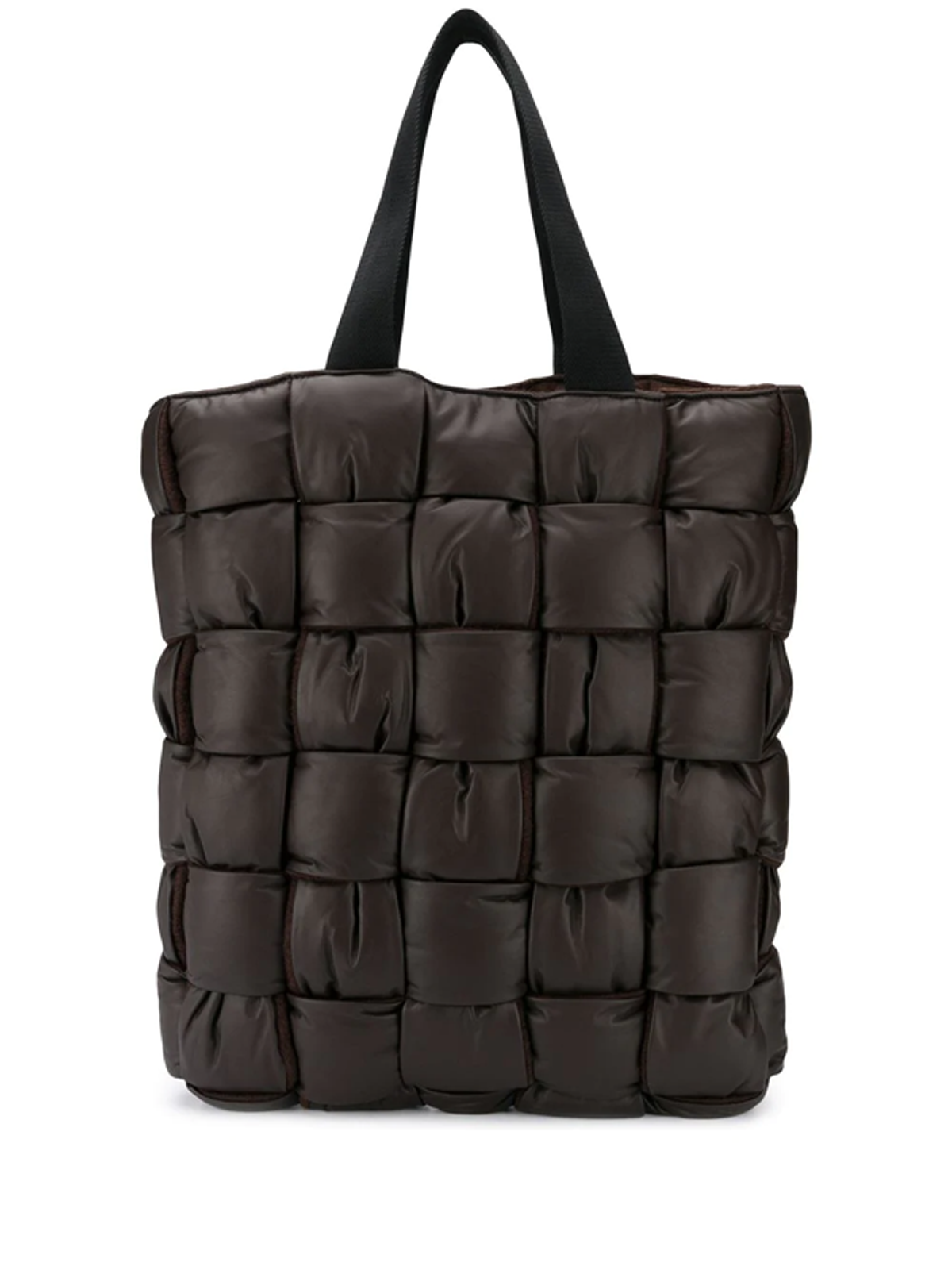 Bottega Veneta Padded Intrecciato Brown Tote Bag