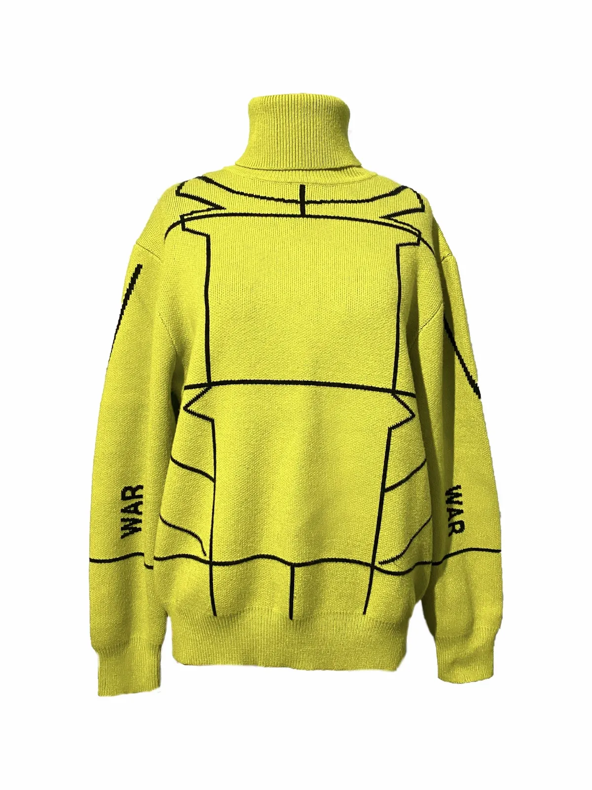 War Digital Lime Sweater