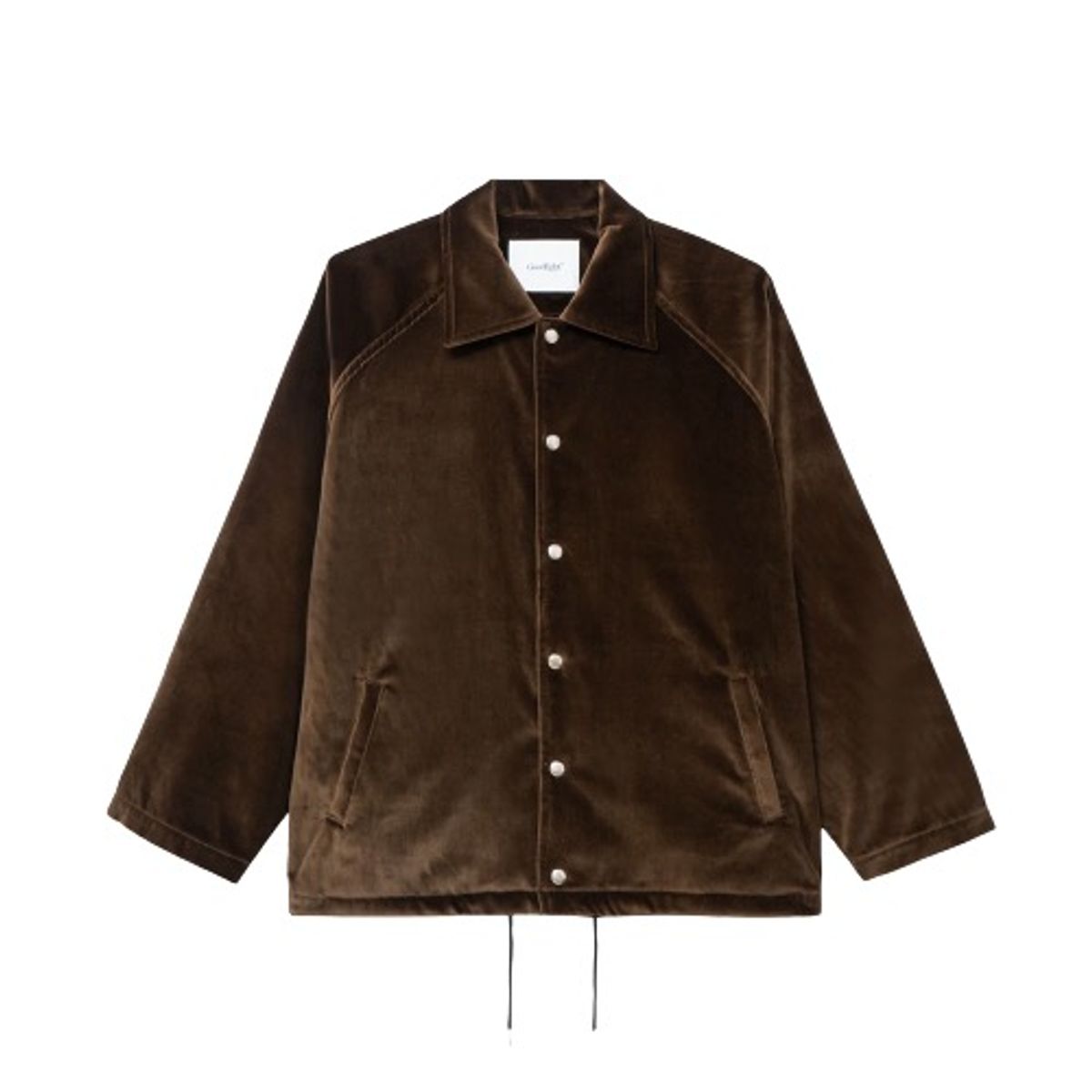 Goodfight Coaches Jacket Salvage Program Green Velvet