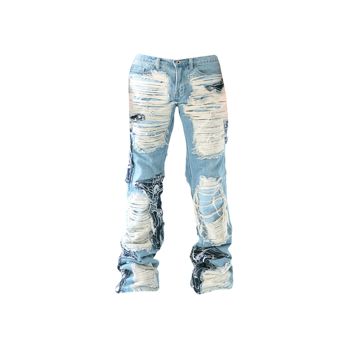 Who Decides War Figurine Cross Denim Jeans | WHAT