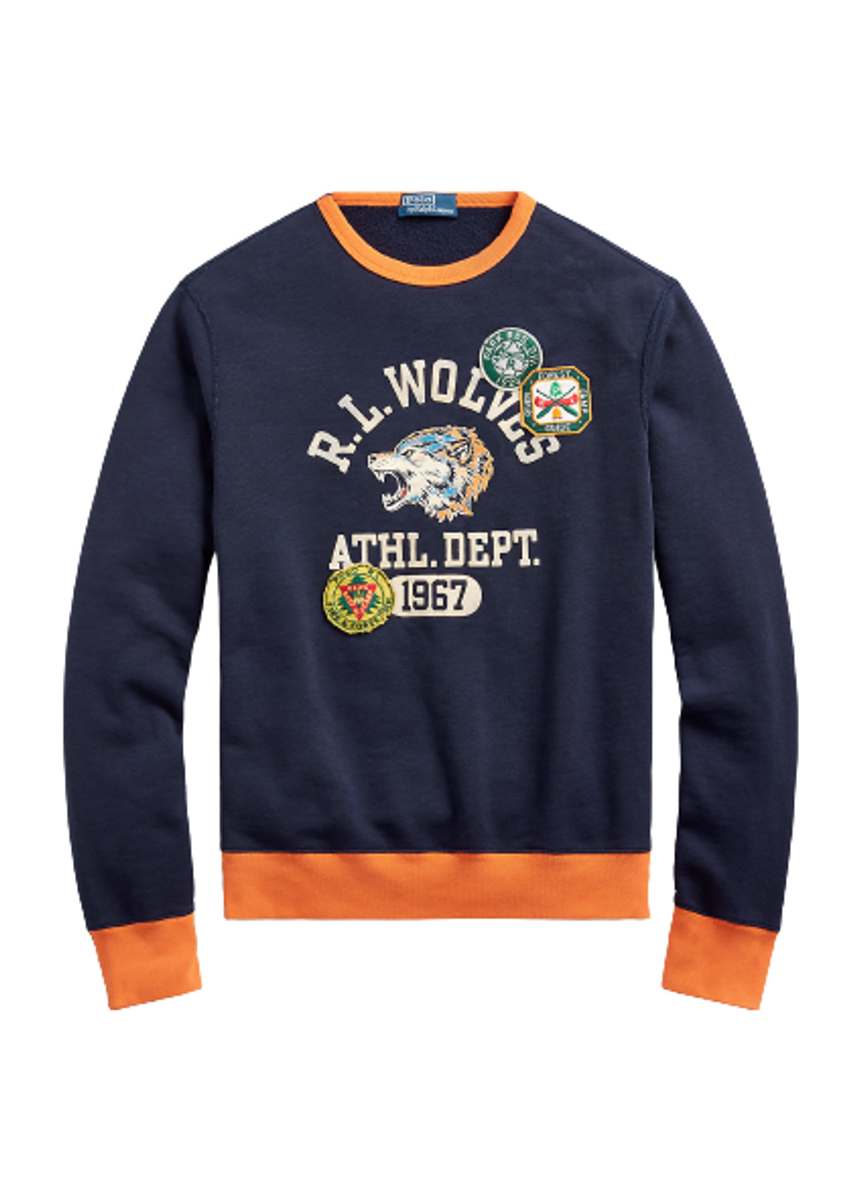 Ralph Lauren Fleece Graphic Dark Cobalt Sweatshirt