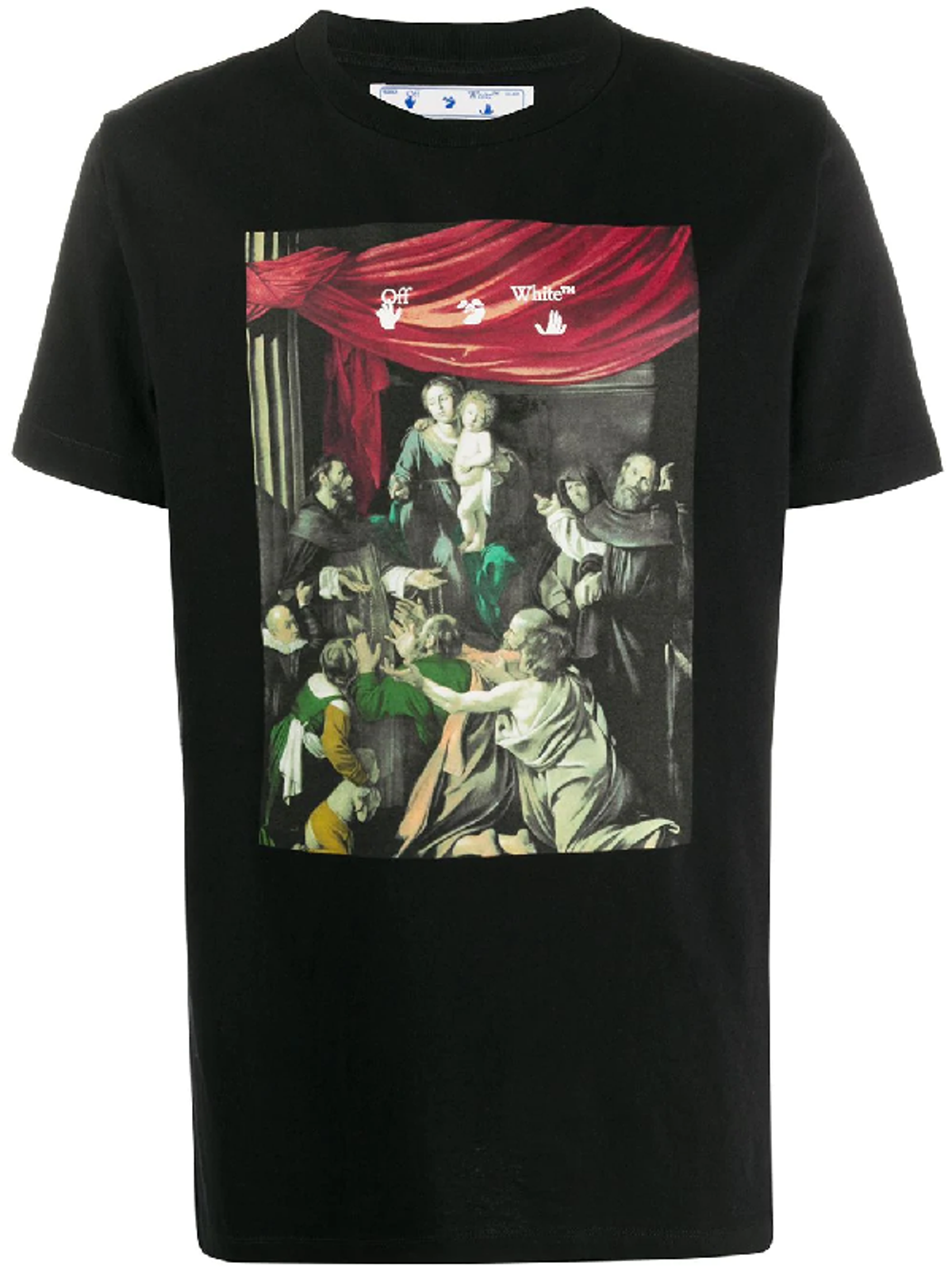 Off-White Caravaggio-Print Black T-Shirt