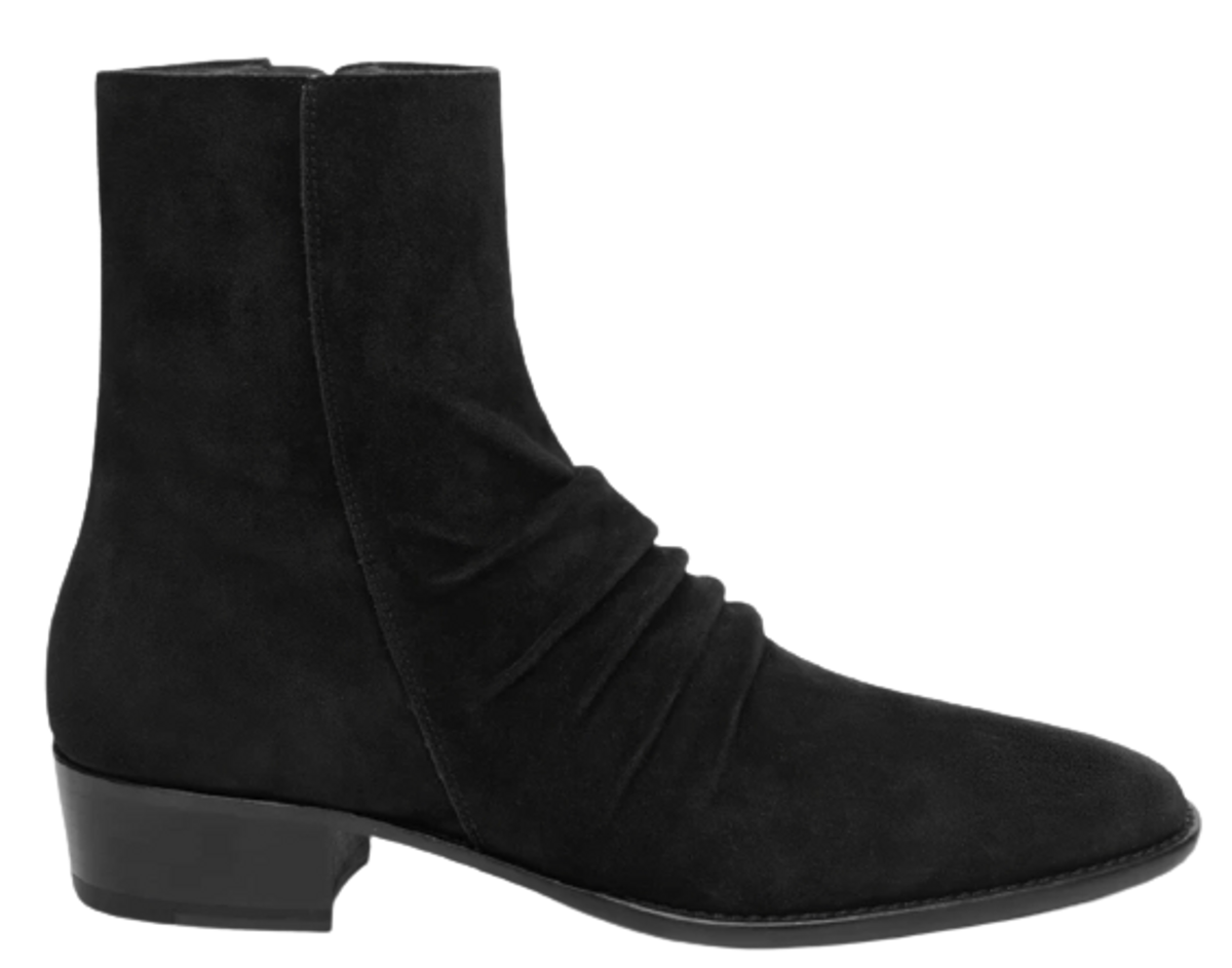 Amiri Stack Sole Leather Boots | WHAT'S ON THE STAR?