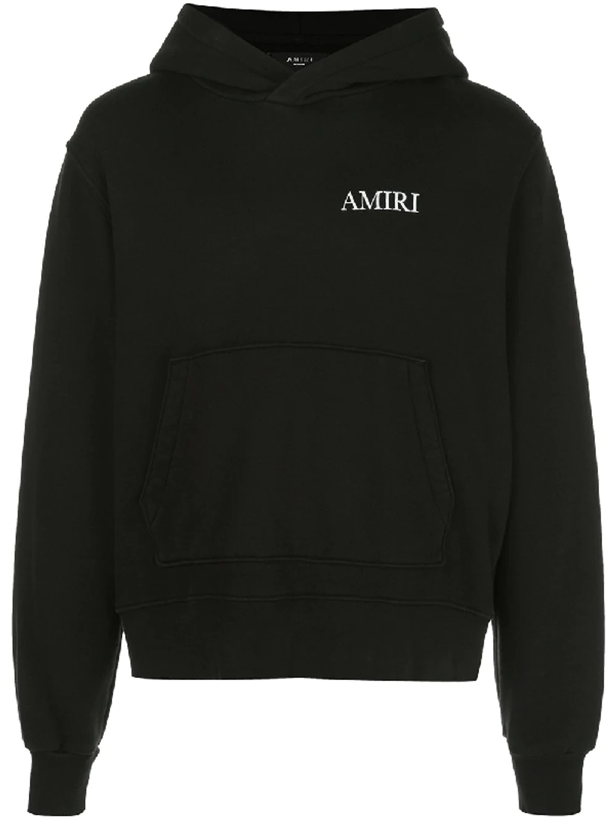 Amiri Print Cotton Sweatshirt Black Hoodie