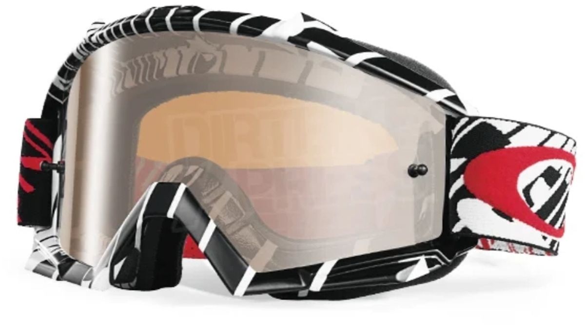 Oakley Skull Rushmore Red Black Goggles