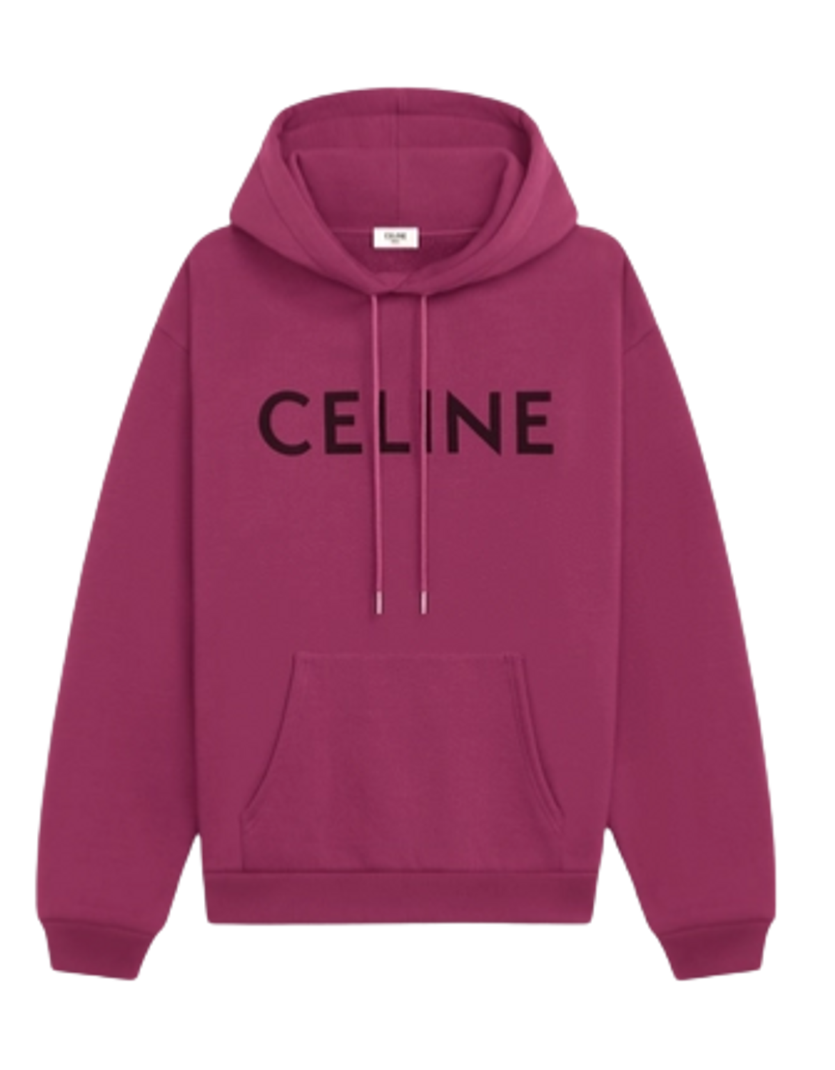 Celine Loose Pink Cotton Sweatshirt