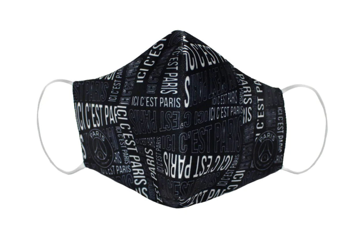 Paris Saint-Germain Face Coverings Black Mask