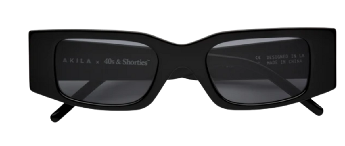 Akila × 40s & Shorties Persona Black Sunglasses