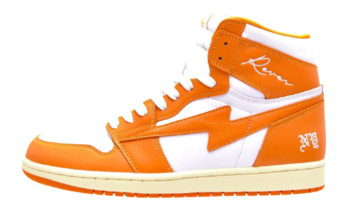Reves Paris Air Kiy Orange Sneakers WHAT’S ON THE STAR?