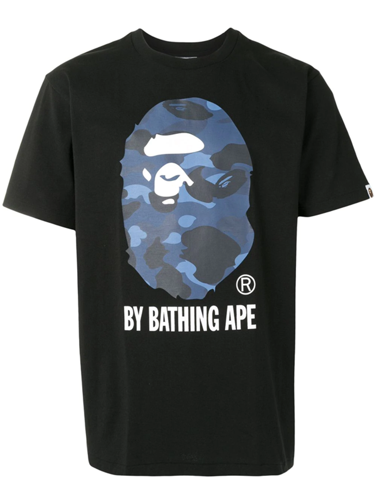 Bape Camo Head Short Sleeved Black T-Shirt