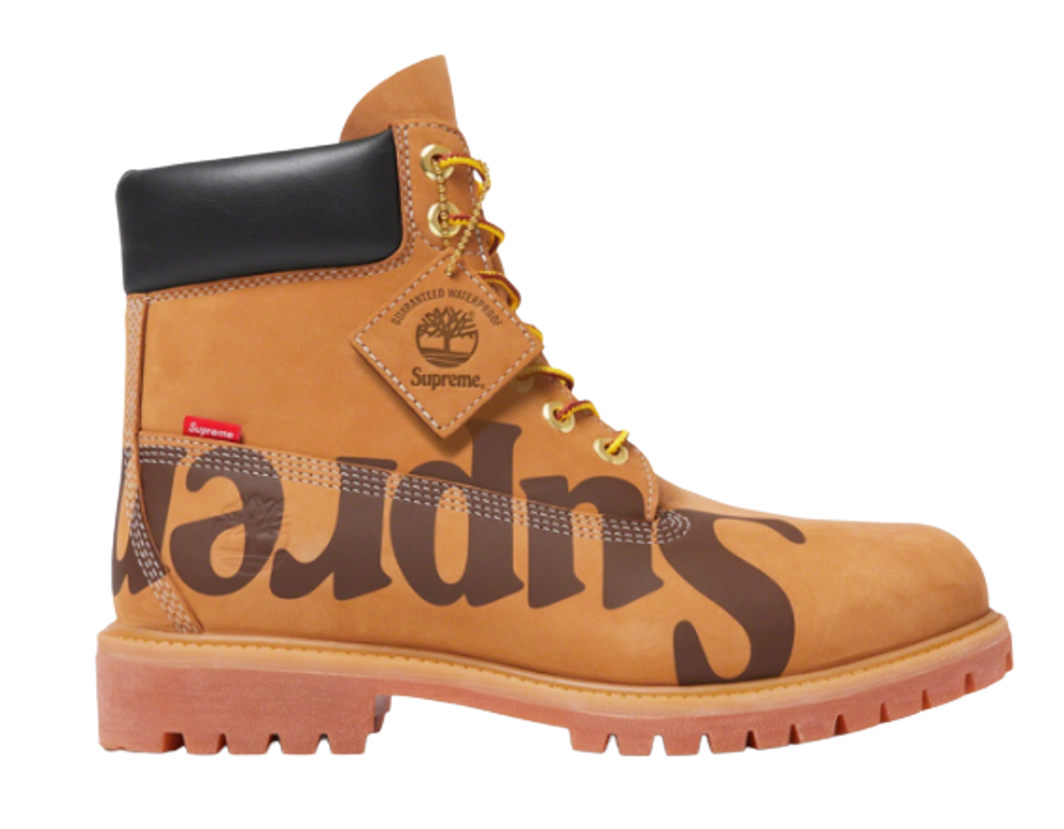 Supreme × Timberland Premium Waterproof Wheat Boots