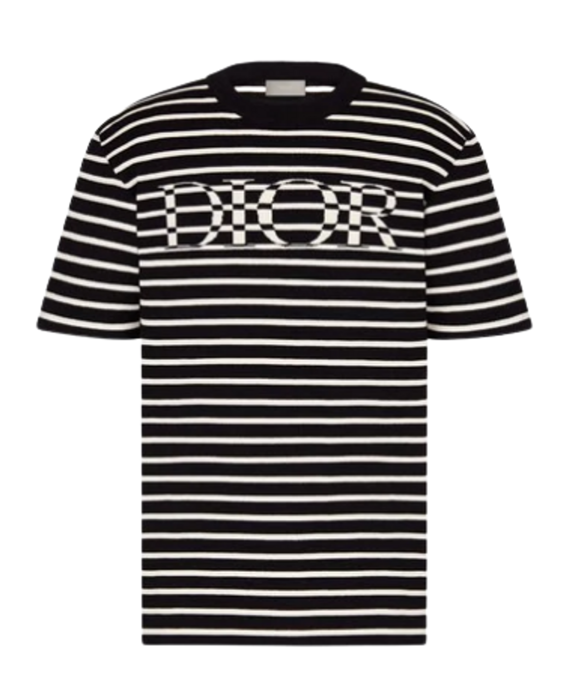 Dior Navy & White Striped T-Shirt