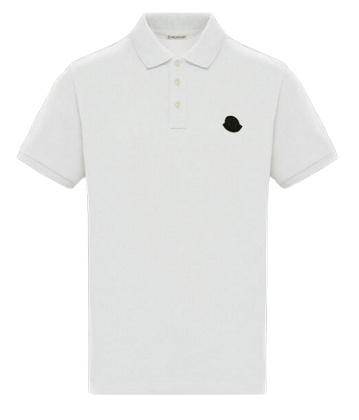 Moncler Short Sleeve Polo White Shirt