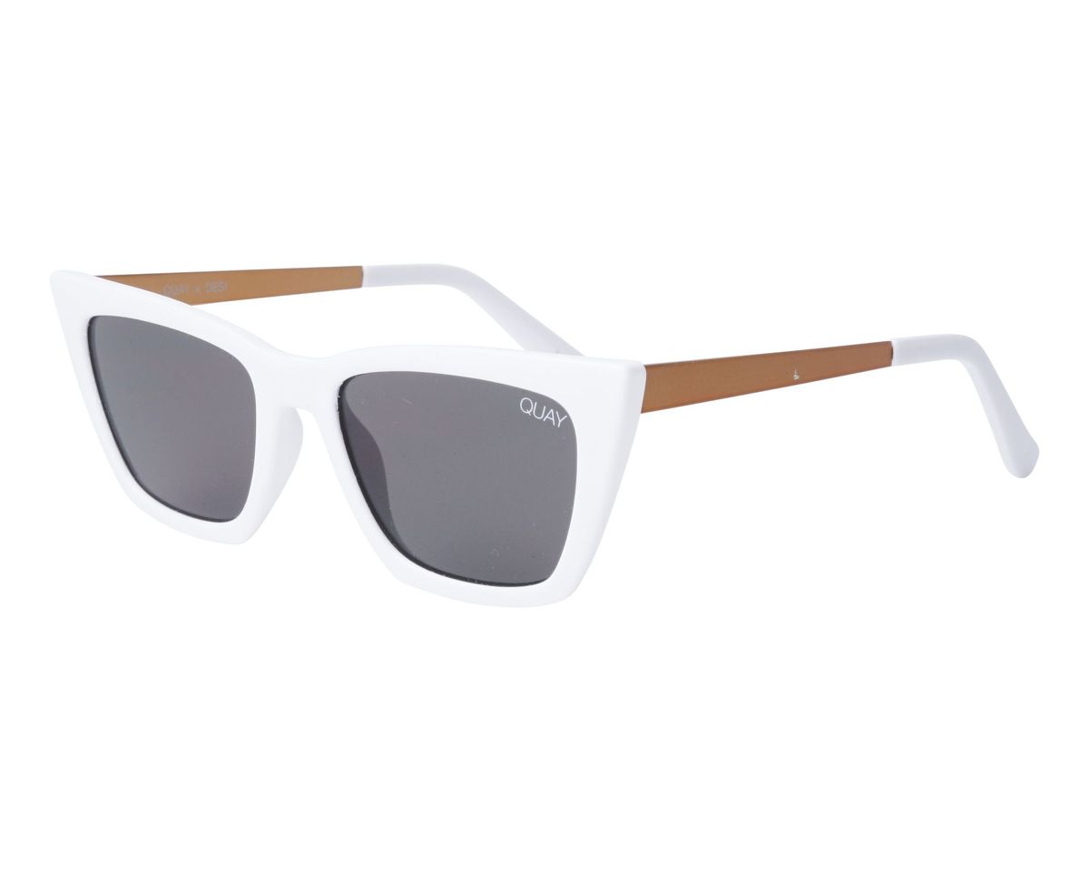 Quay Australia QC-000305 - WHT-SMK Sunglasses
