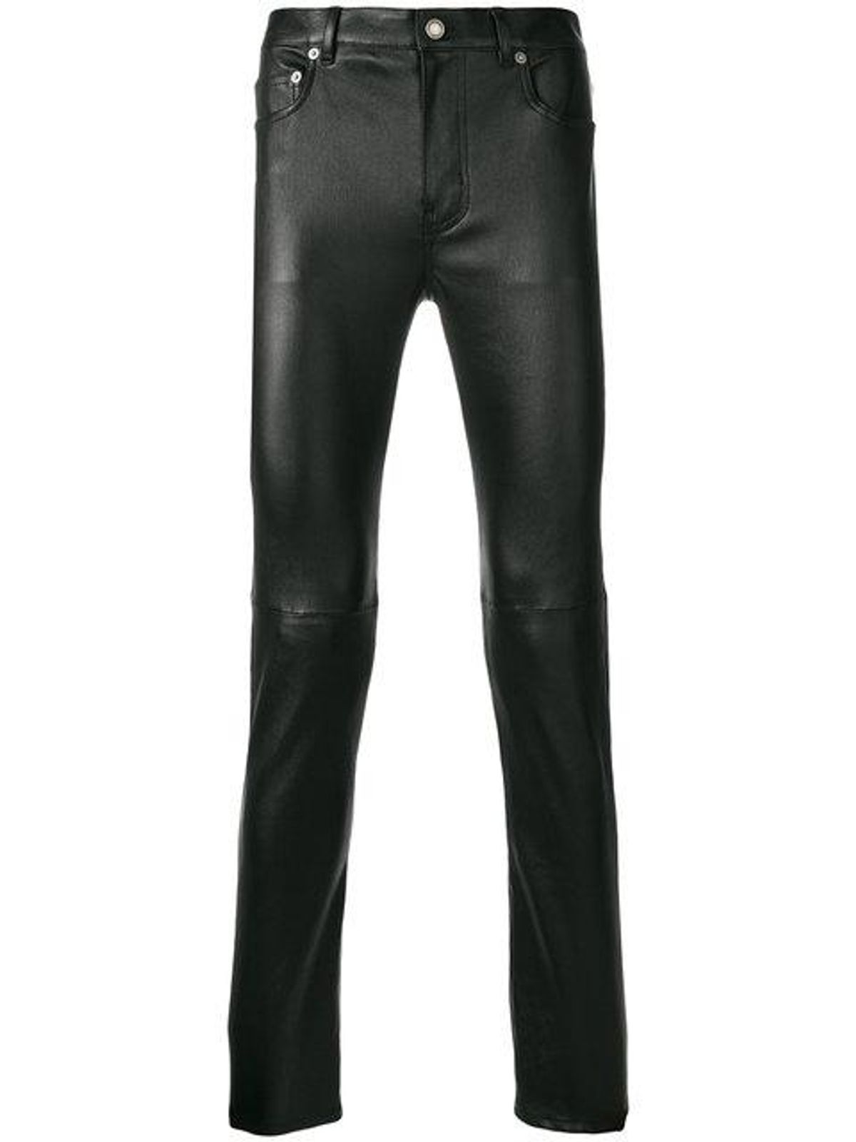 Saint Laurent Skinny Fit Leather Trousers