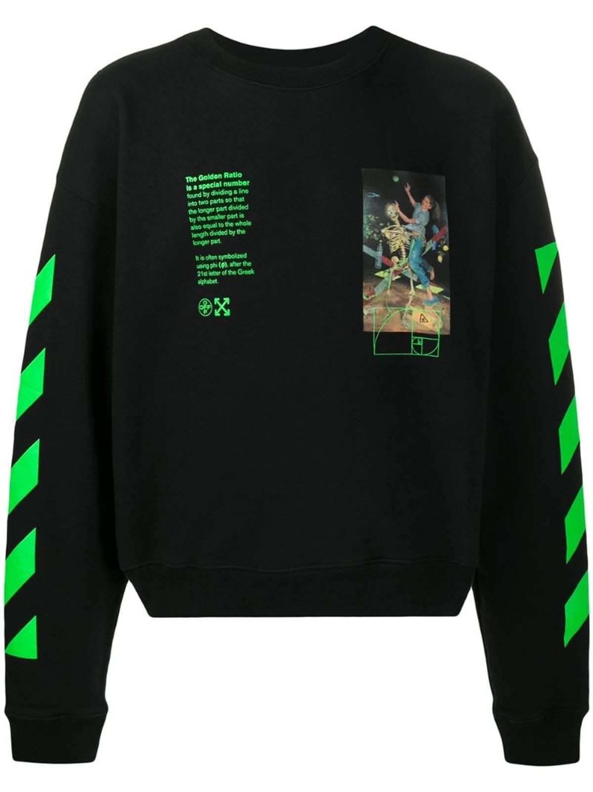 Off-White Pascal Painting Crewneck Black Sweatshirt